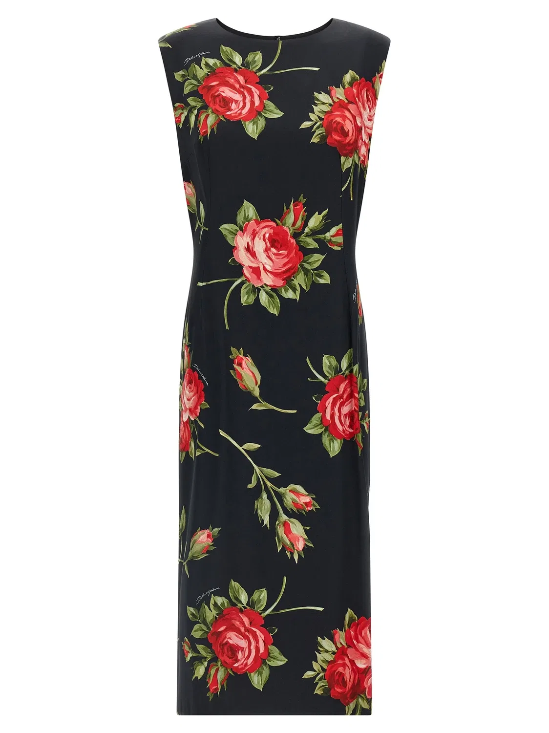 Платье «Букет Роз» DOLCE & GABBANA, черный