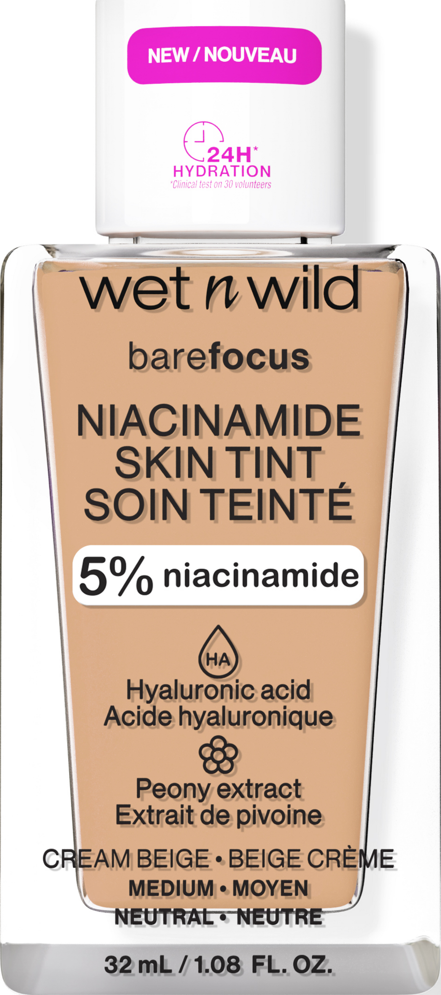 

Тональный крем wet n wild bare Focus Niacinamide Skin Tint Cream Beige