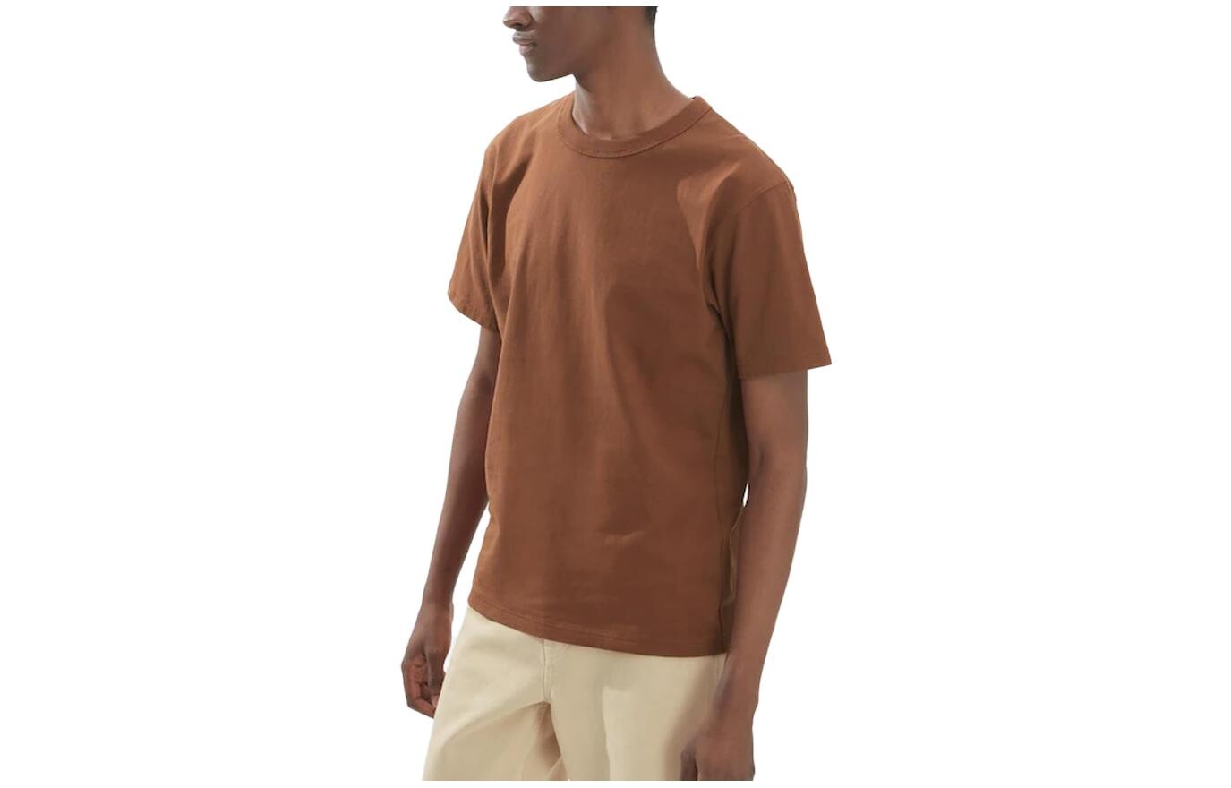 

UNIQLO Мужская футболка, светло-коричневый