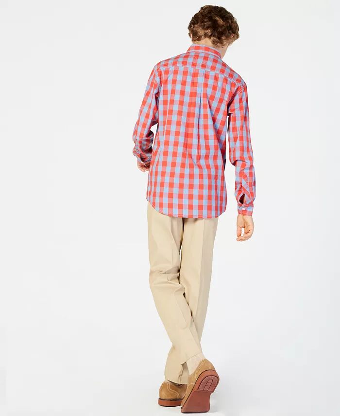Рубашка на пуговицах Big Boys Kirk Box-Plaid Tommy Hilfiger, красный — фото 3