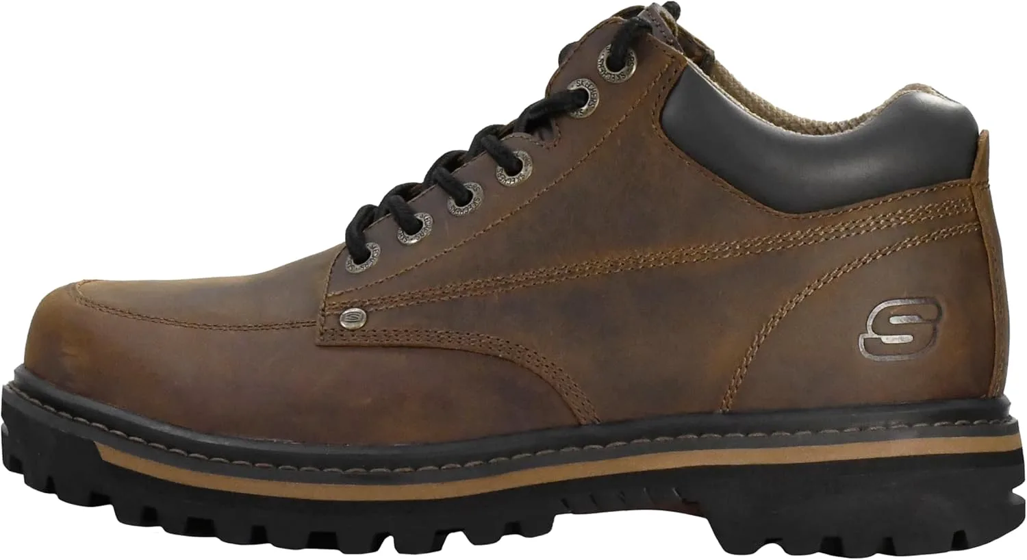 Мужские ботинки Skechers USA Mariners с низким голенищем на клиновидном каблуке, размер универсальный, темно-коричневый — фото 3