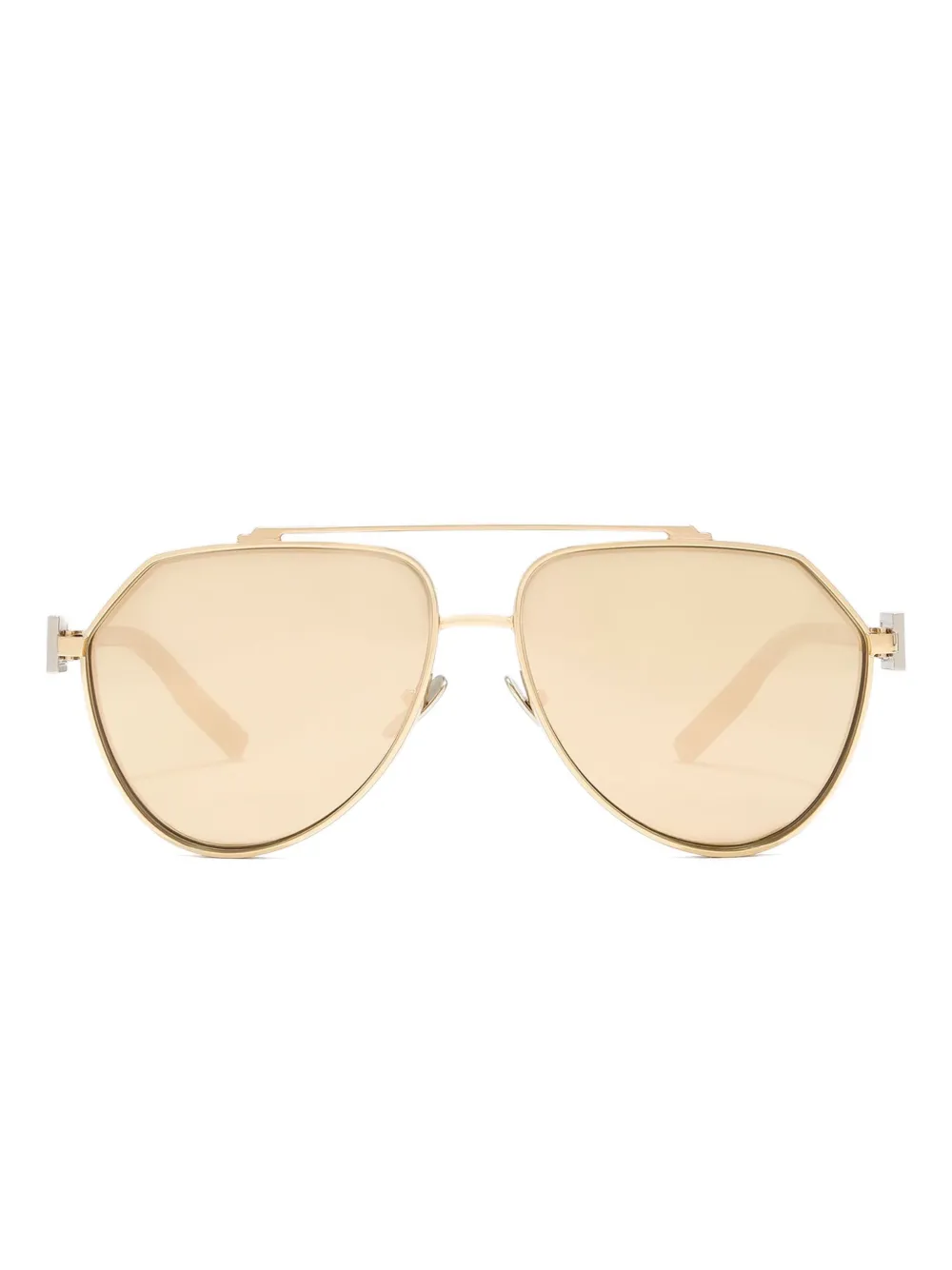 

Солнцезащитные очки в оправе «пилот» Dolce & Gabbana Eyewear, золотой