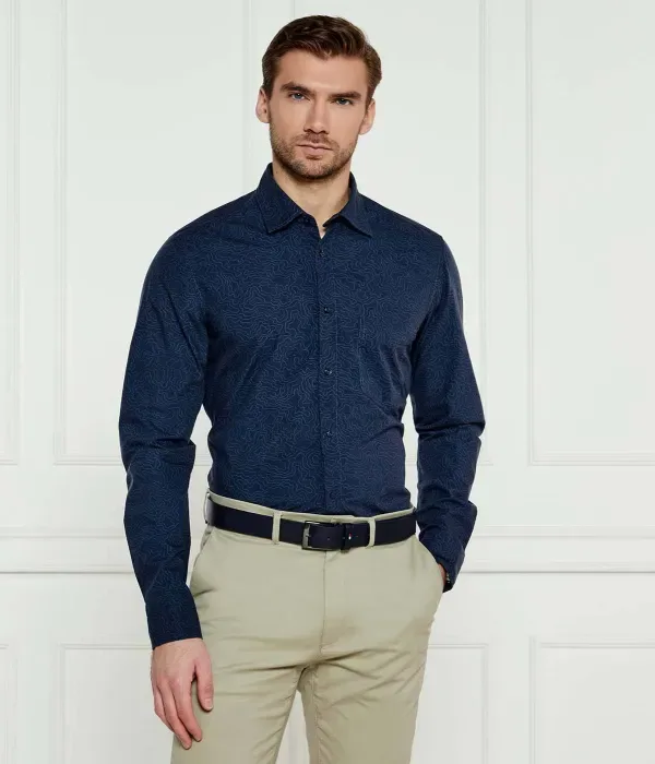 Рубашка Remiton размера M regular fit Boss Orange, темно-синий