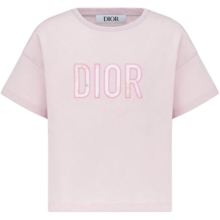 

Детская футболка Dior, светло-фиолетовый