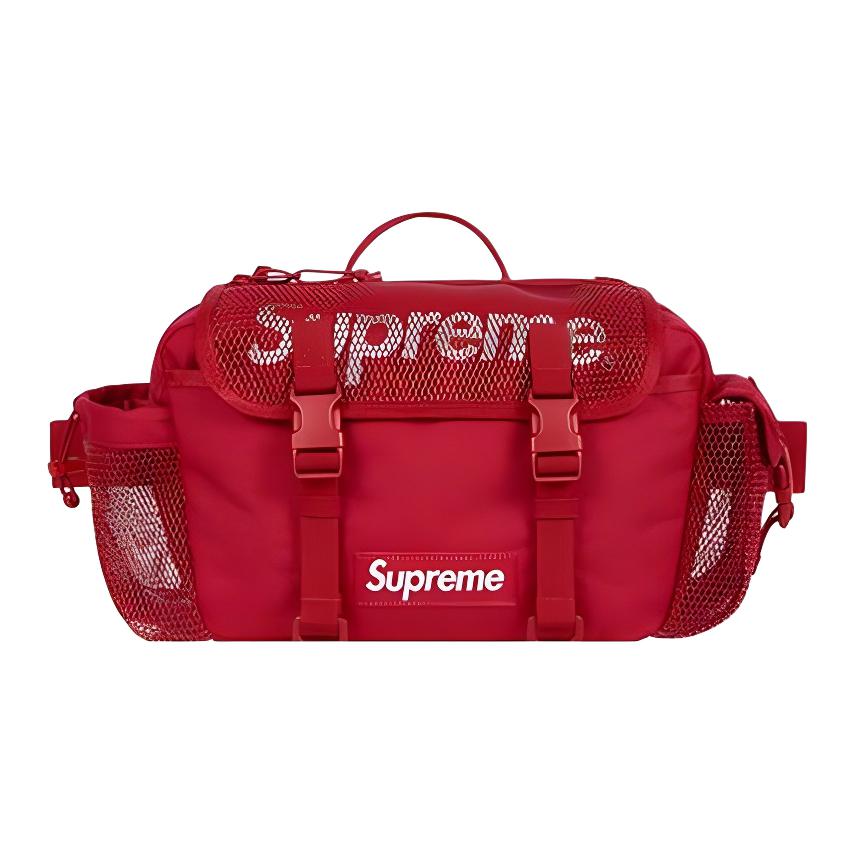 

Supreme Полиэстеровая сумка через плечо поясная сумка унисекс красная