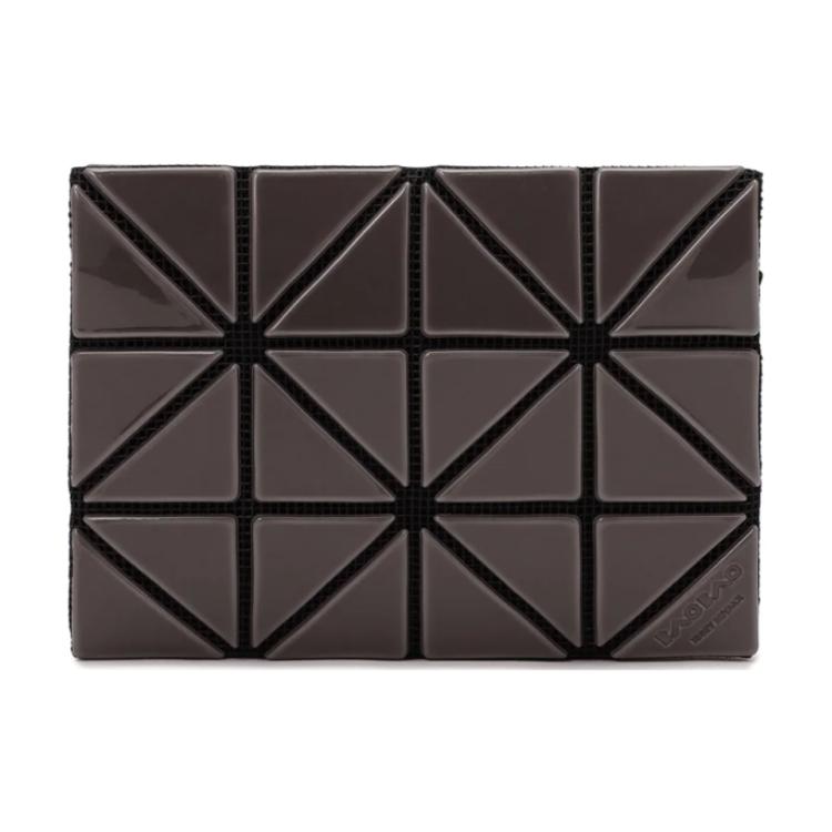 

ISSEY MIYAKE Виниловый визитниц для женщин Серый