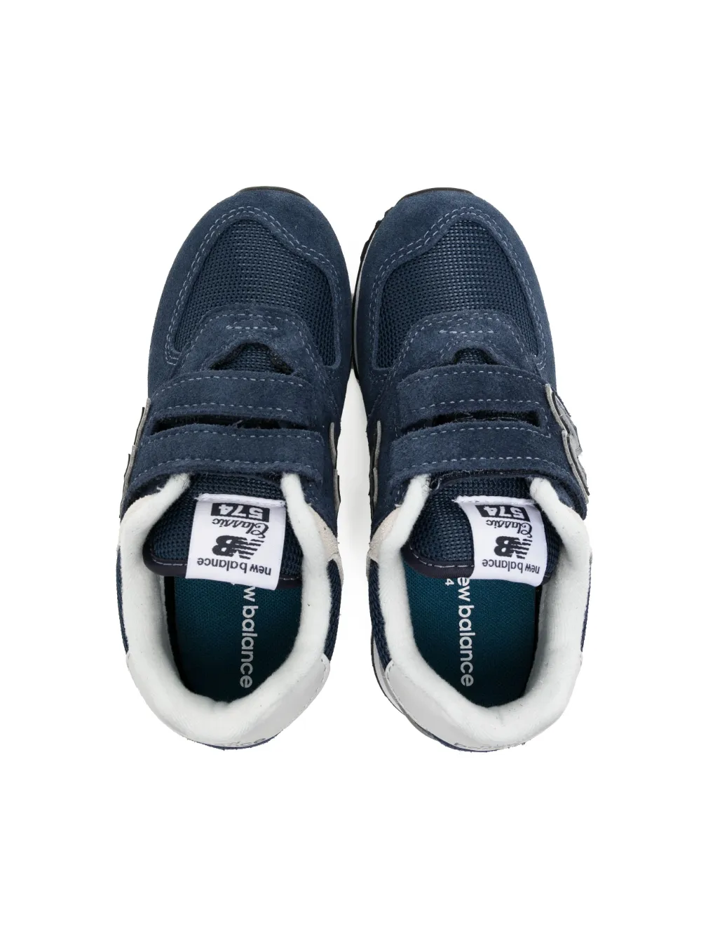 Кроссовки с нашивкой-логотипом New Balance Kids, синий — фото 3