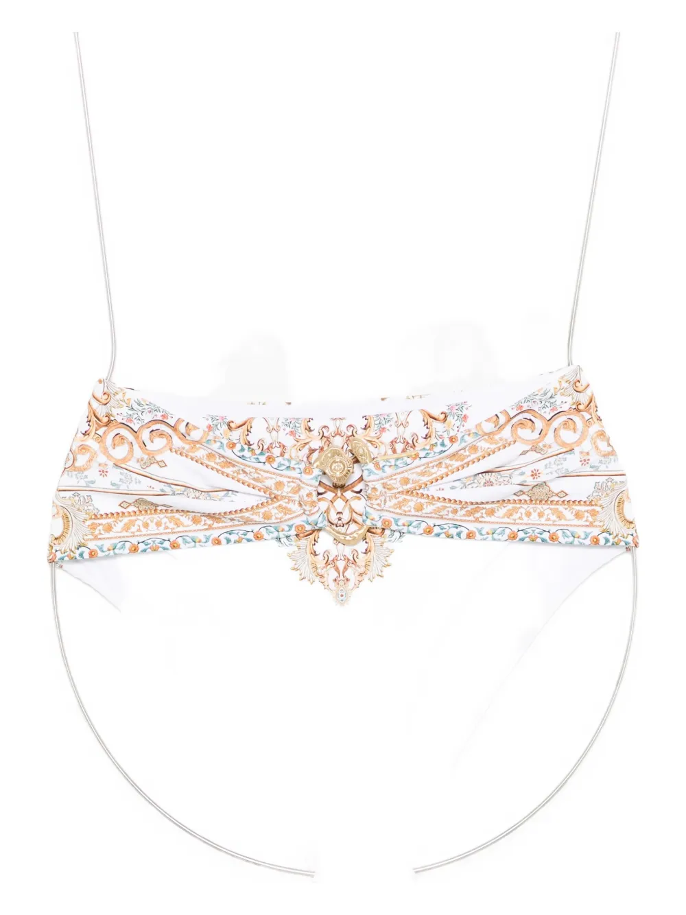 

Декоративные плавки бикини с высокой талией Camilla, белый