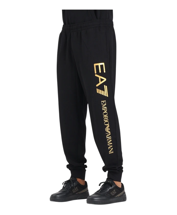 

Черные спортивные брюки-джоггеры Emporio Armani Ea7, черный