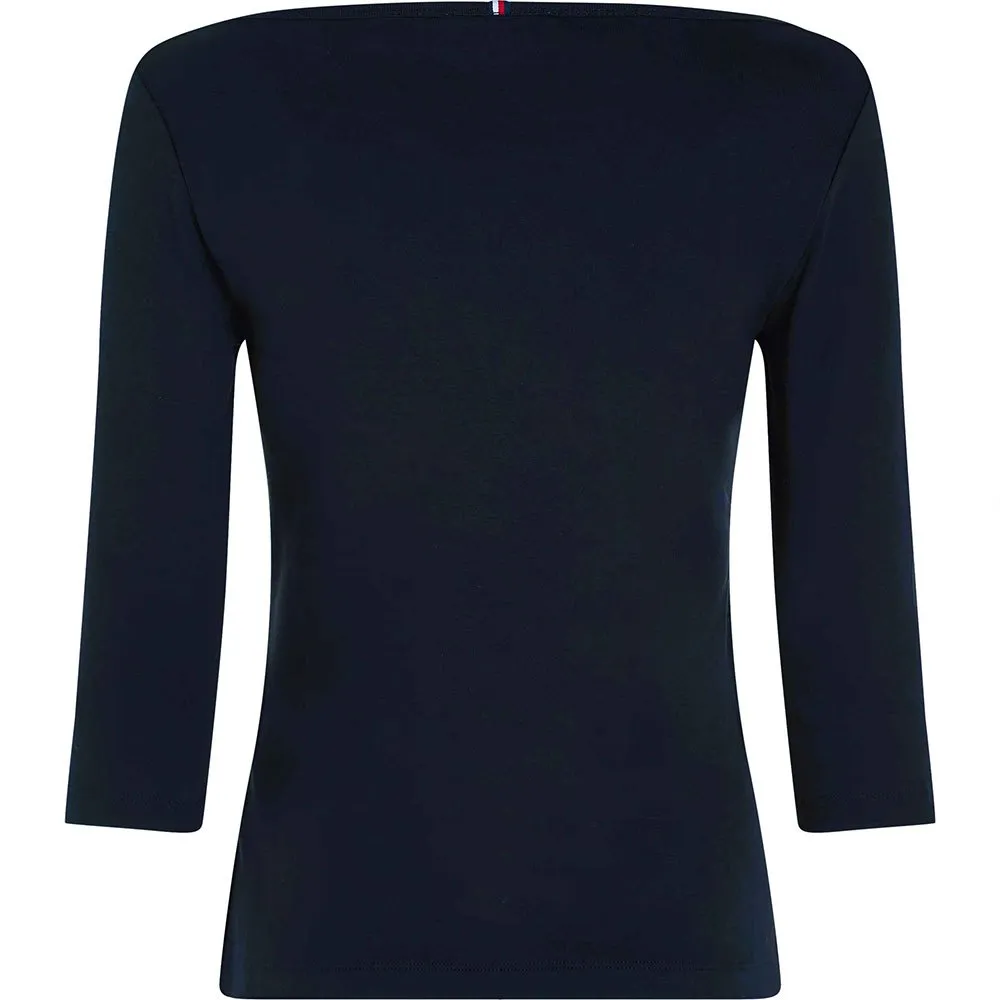 Футболка Tommy Hilfiger New Cody Slim 3/4 sleeve, синий — фото 2