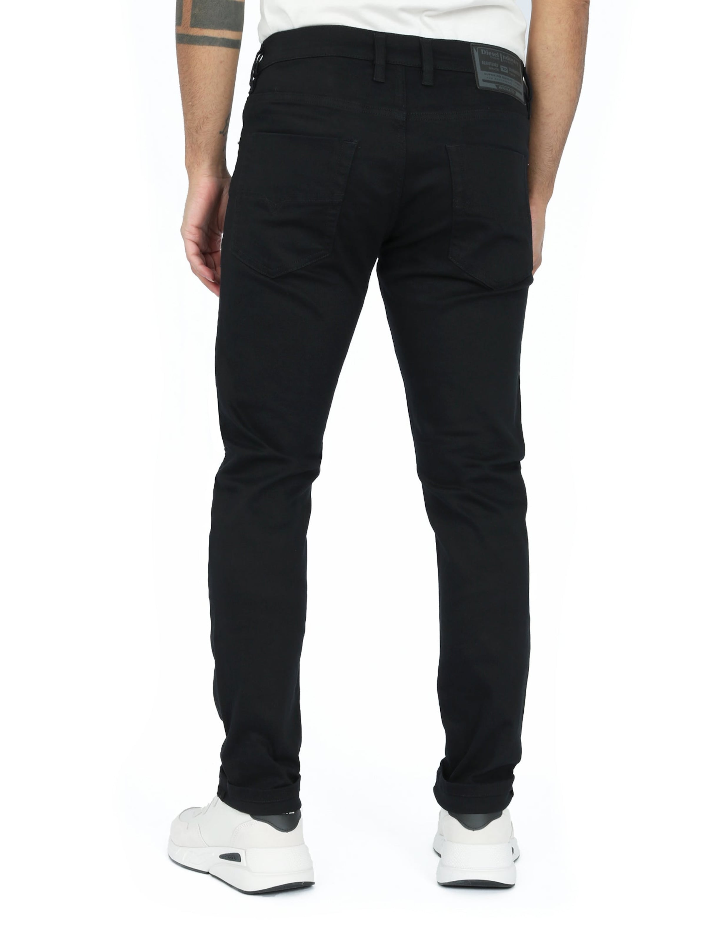 DIESEL Джинсы Slim fit 'Tepphar-X' в черном дениме — фото 4