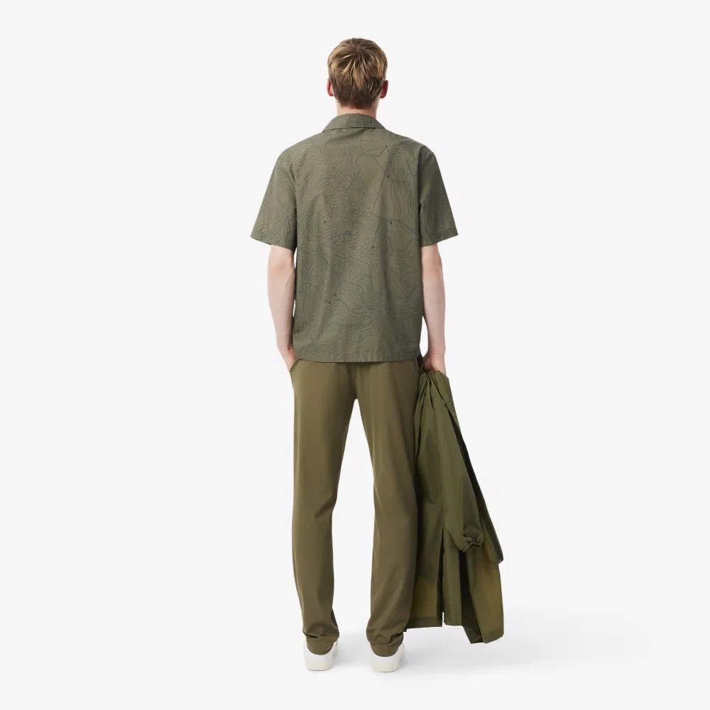 Мужские брюки Commuter цвета хаки от Lacoste — фото 3