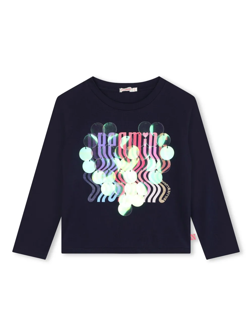 

Футболка с пайетками Billieblush, синий