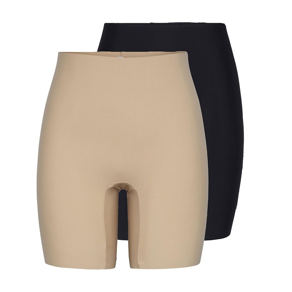 

Леггинсы Pieces Namee Short 2 шт, бежевый