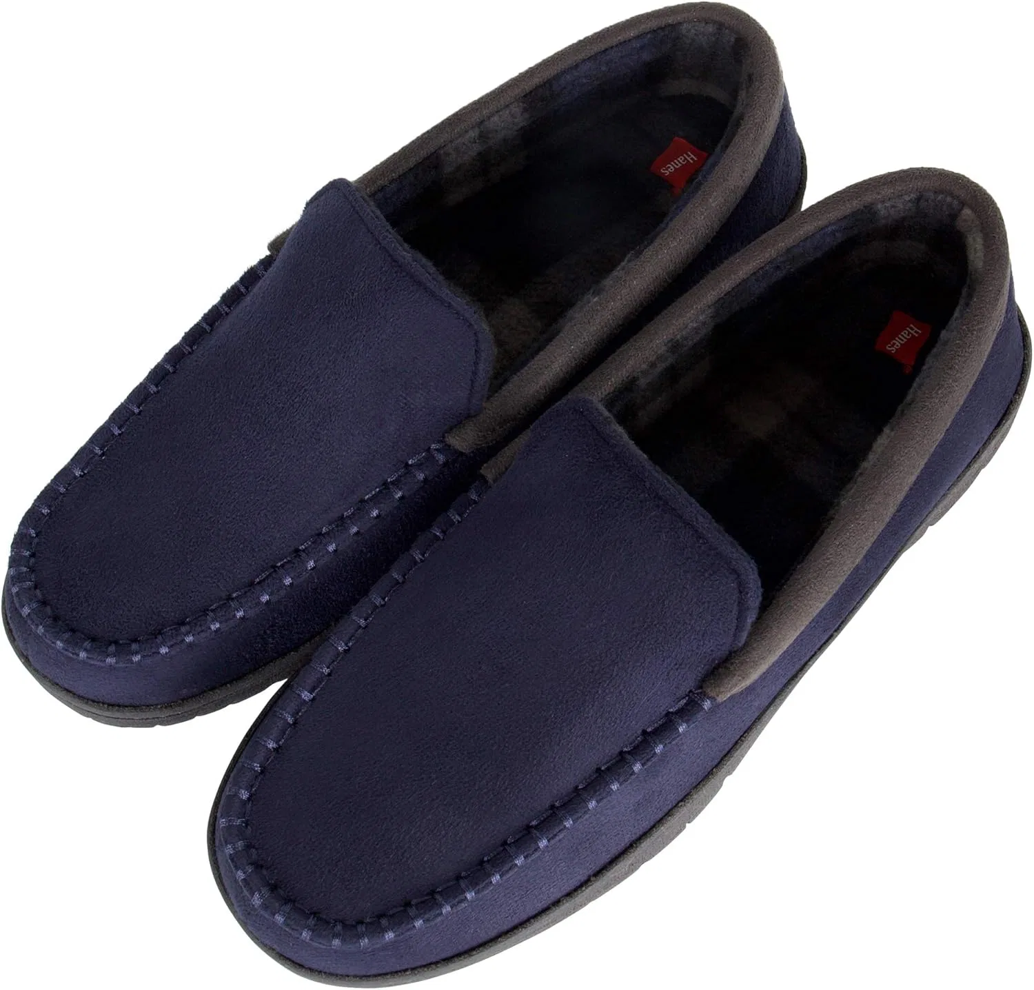 Мокасины с текстурой Hanes, Navy — фото 2