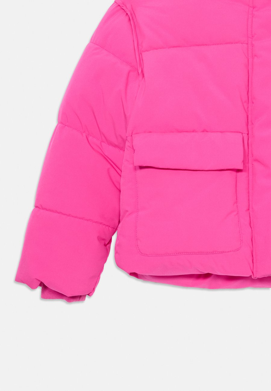 Зимняя куртка Name it NKFMAGDA PUFFER JACKET, Pink Glo/Pink — фото 3