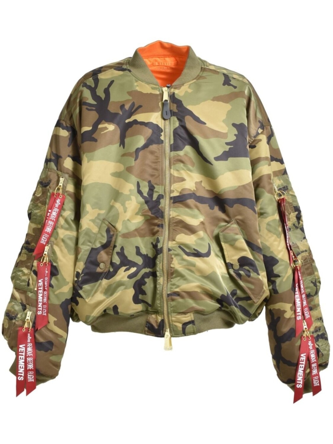

Двусторонняя куртка-стеганая VETEMENTS, зеленый