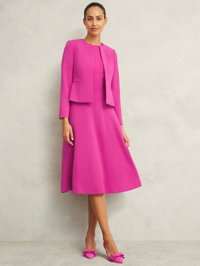

Куртка eliana без воротника Hobbs, цвет Bright Pink