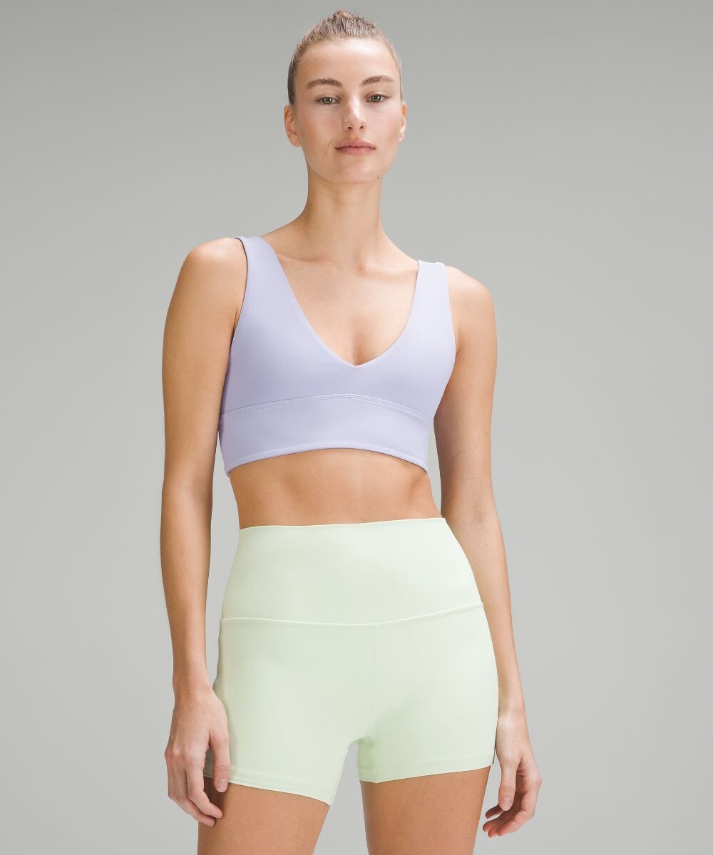 

Бюстгальтер Align с V-образным вырезом Lululemon, сиреневый