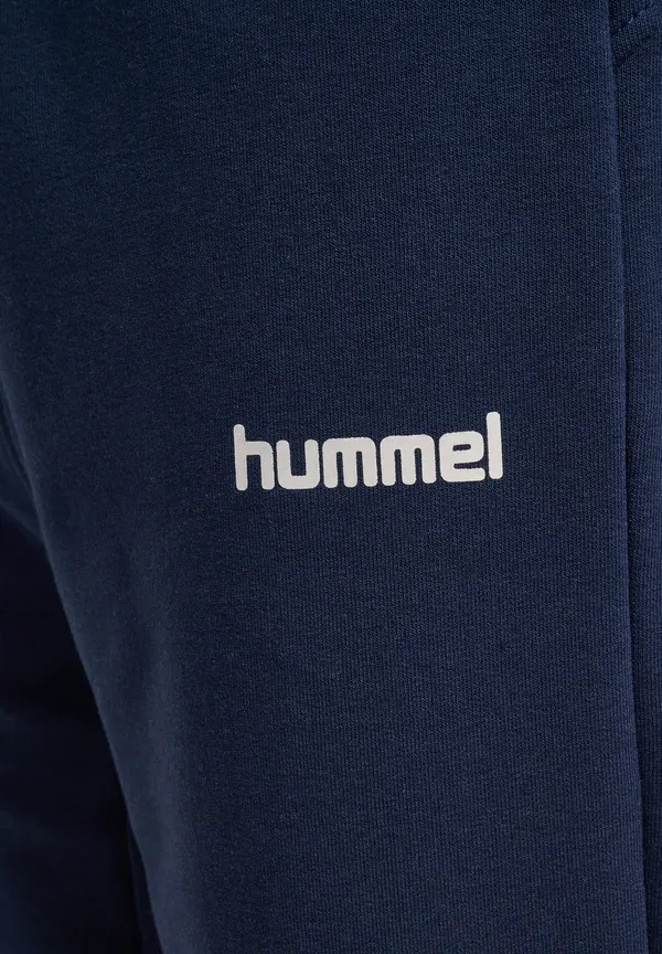 Спортивные штаны Hummel Hmljr reg logo adj waist pants tracksuit bottoms, темно-синие — фото 4