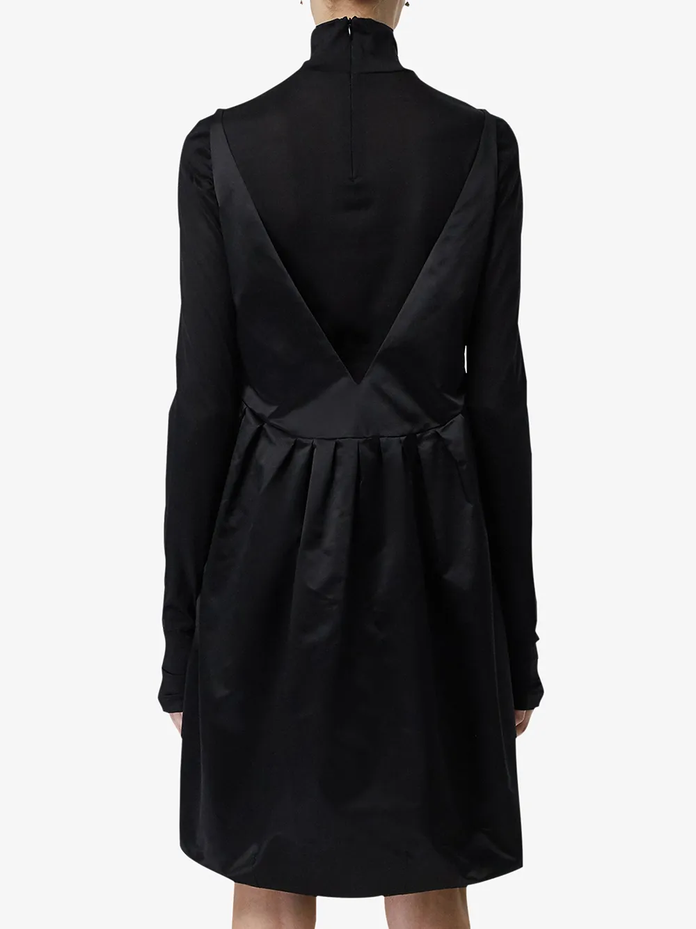 Платье Duchess BURBERRY, вечернее платье с объемным подолом, черный — фото 4