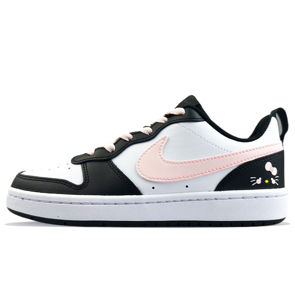 

Кроссовки Nike Court Borough Skateboard Shoes Women's Low-Top Pink, Черный, Кроссовки Nike Court Borough Skateboard Shoes Women's Low-Top Pink