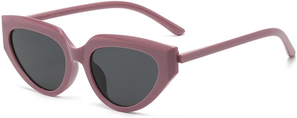 

Винтажные солнцезащитные очки «кошачий глаз» для женщин, маленькая оправа, ретро-очки с защитой от УФ-излучения UV400, модные аксессуары в стиле стритвеар MTZJH, Red Grey