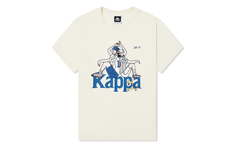 

Футболка Unisex Kappa с втачными рукавами, цвет Tallow White-0111