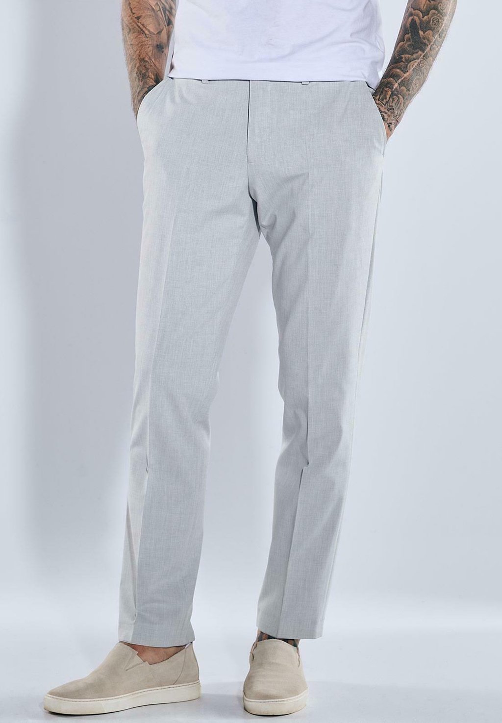 

Брюки SLIM FIT - Suit trousers Emilio Adani, серый