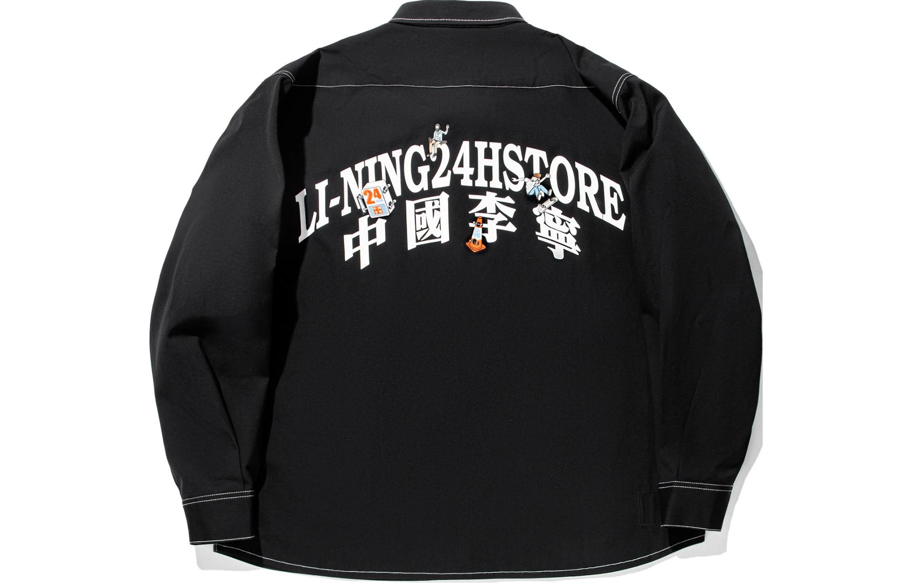 

LiNing Рубашка PHIL HACKETT мужская черная