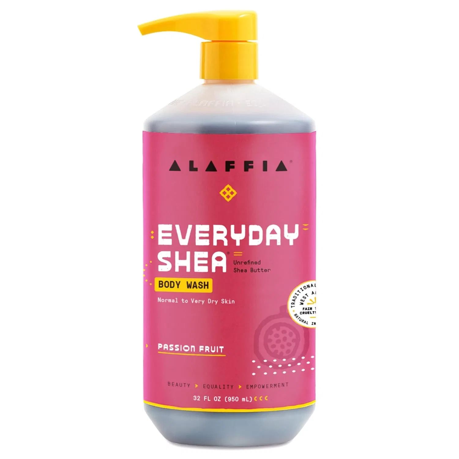Увлажняющий гель для душа EveryDay Shea с маракуйей от Alaffia Alaffia
