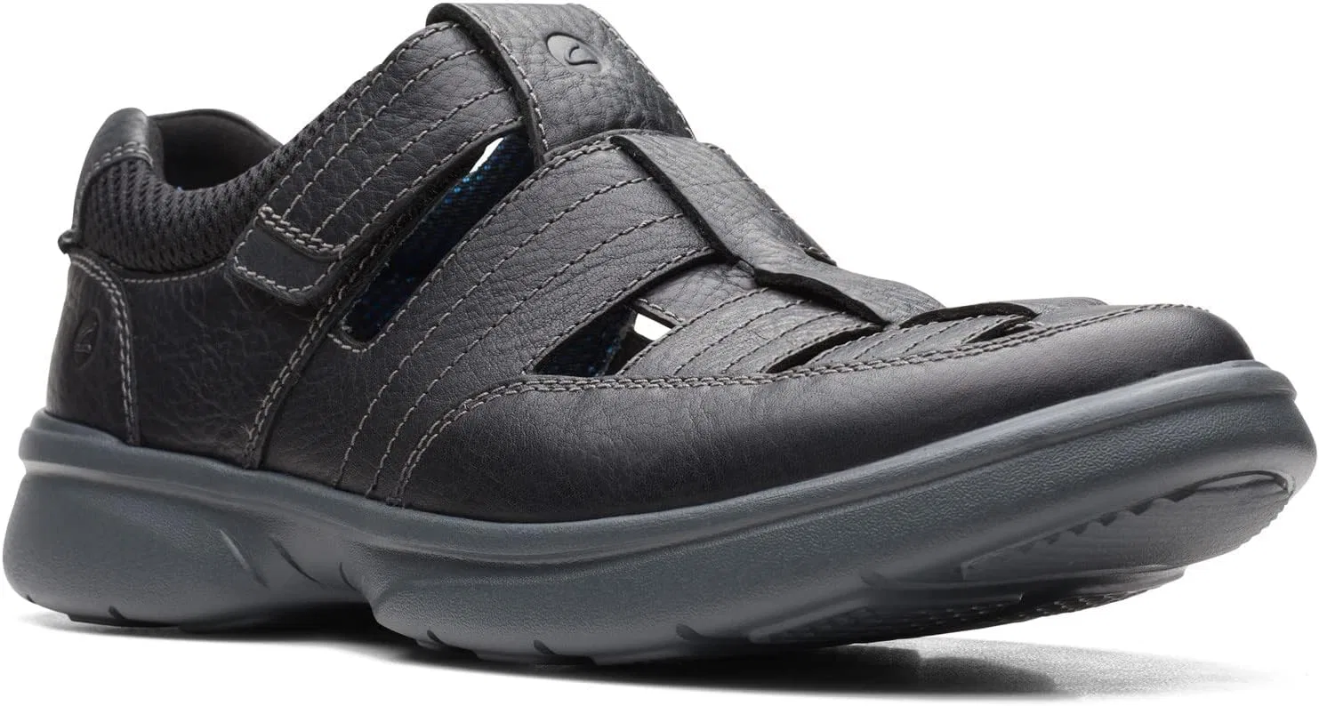 Мужские туфли Clarks Bradley Cove, Black Rolled Leather — фото 2