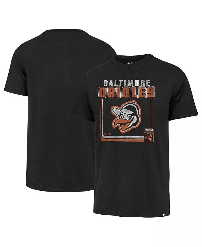 

Мужская черная футболка Baltimore Orioles Borderline Franklin '47 Brand