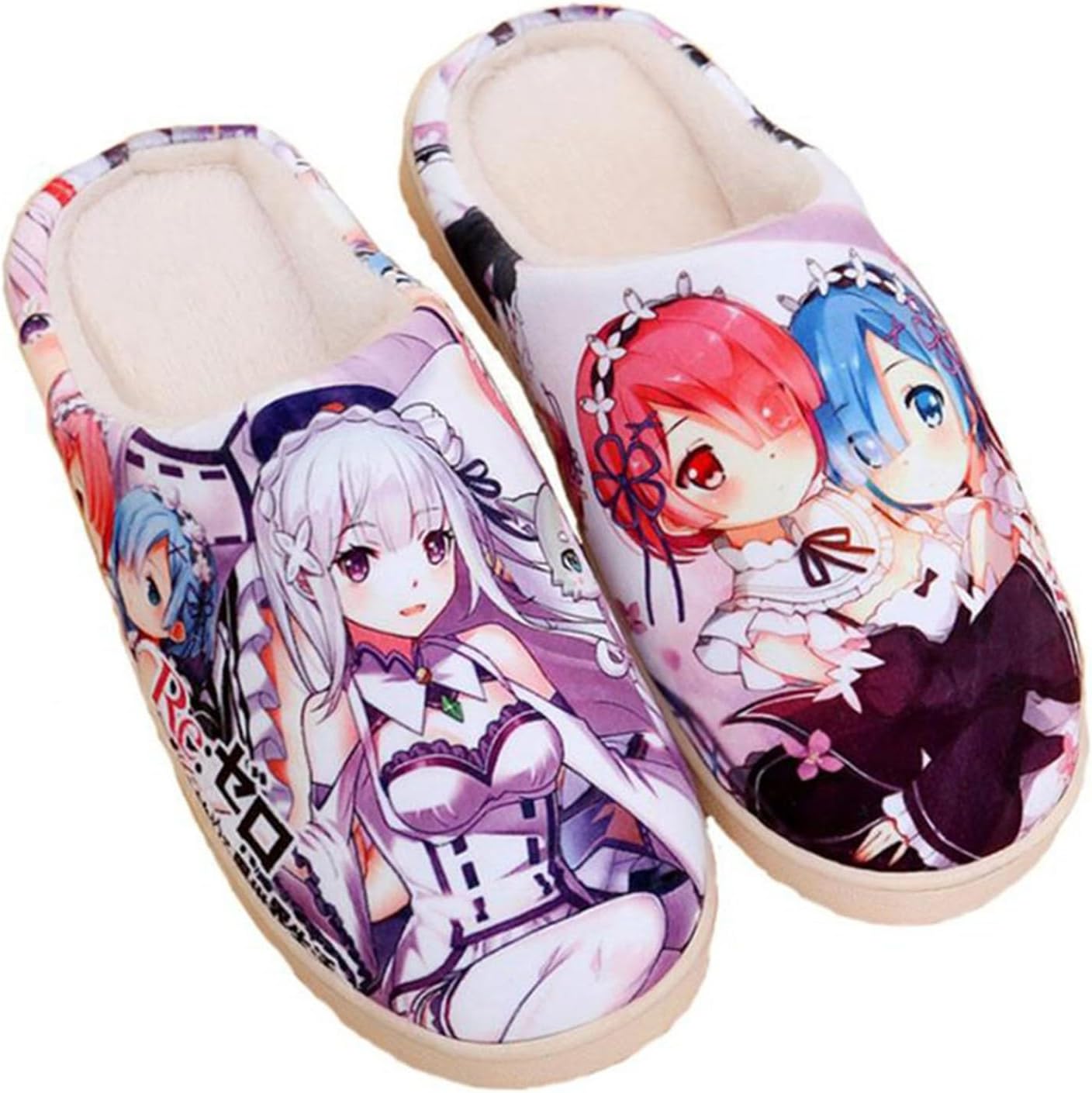 

Аниме тапочки с плюшем, мягкая подошва из пены с эффектом памяти, домашние тапочки для мужчин и женщин, зимние теплые, противоскользящие, для дома и улицы, тапочки на ножку WANHONGYUE