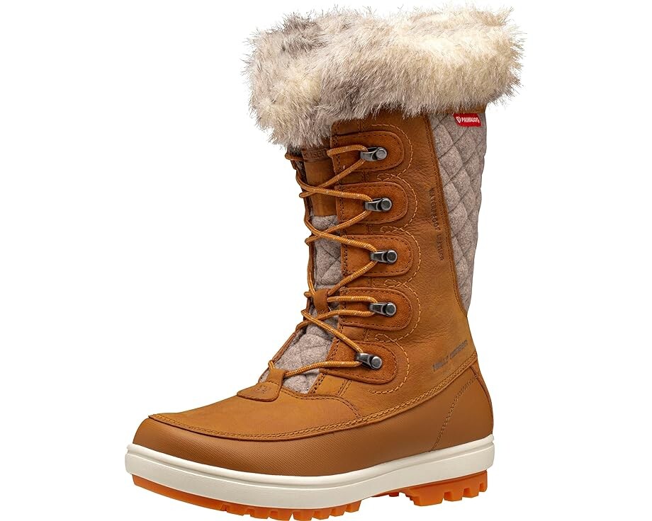 Сапоги женские Helly Hansen Garibaldi VL высокие с мехом, светло-коричневый/коричневый