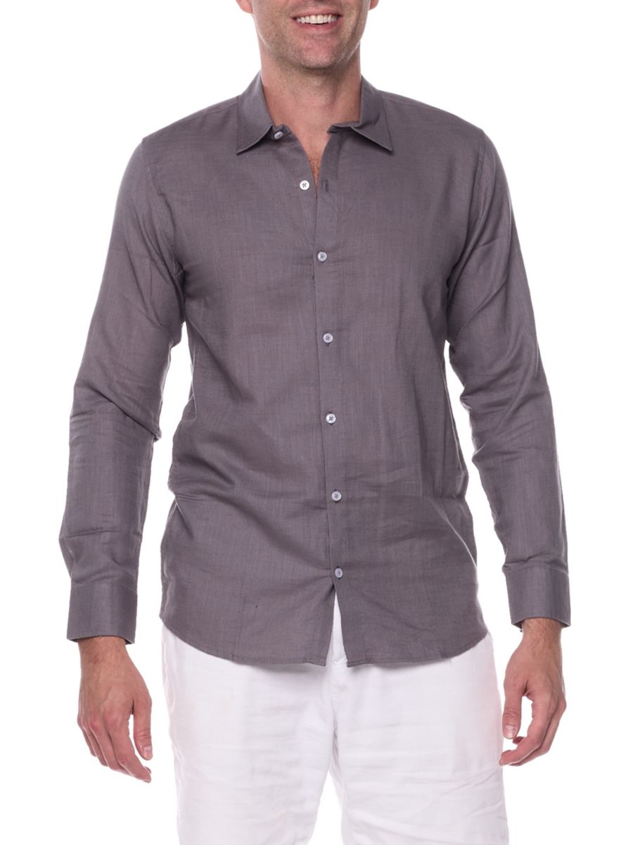 

Рубашка Slim Fit с длинным рукавом Ranee's, цвет Steel Grey