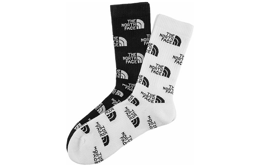 

Гольфы унисекс, 2 пары THE NORTH FACE, 2 Pack (Black+White)