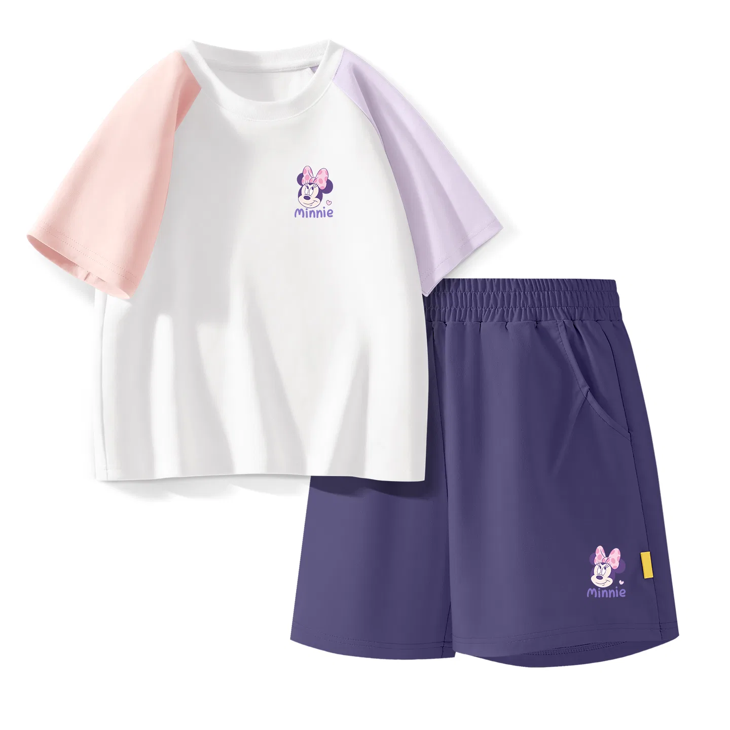 Детский спортивный костюм Casual Sportswear 2 Piece Set Disney, Di Qipini K Pink Purple+Di Qipini K_Bottom Right Mulberry Purple