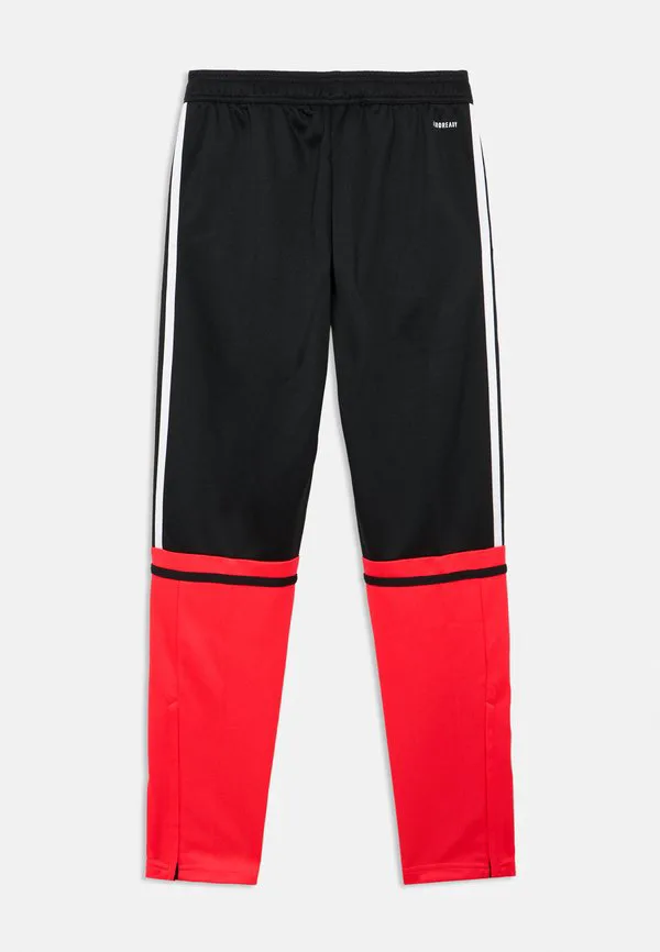 Тренировочные штаны, спортивные брюки унисекс Adidas Performance, Black/Lucid Red/White — фото 2
