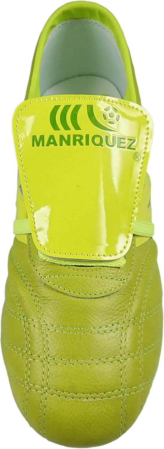 Футбольные бутсы MID SX Total Green, натуральная кожа Manriquez — фото 4