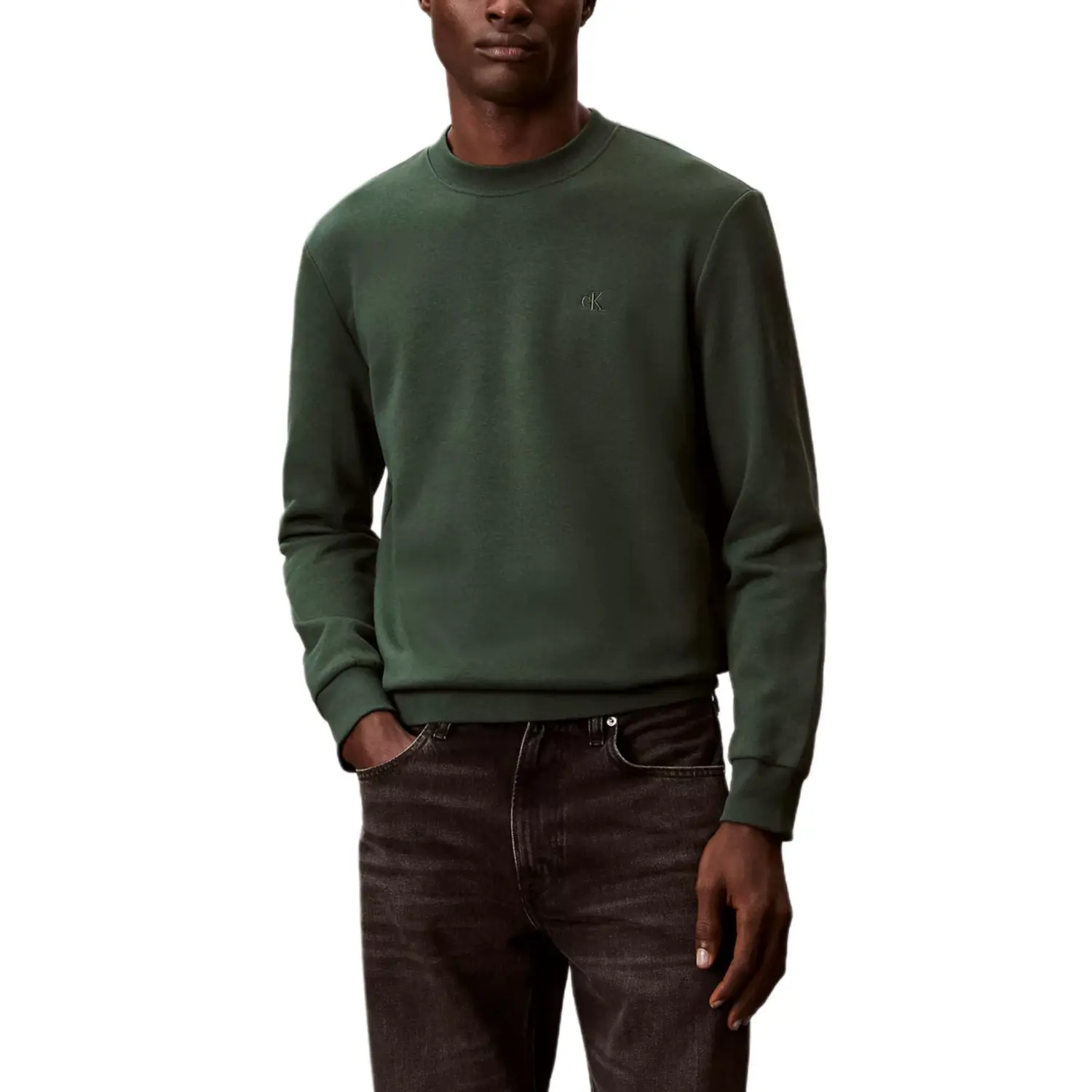 

Зеленый мужской свитшот Calvin Klein, зеленый
