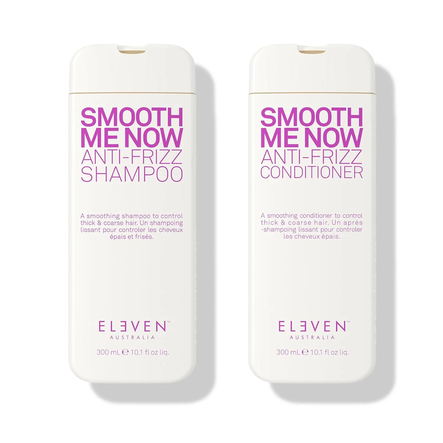 Набор шампуня и кондиционера Smooth Me Now от ELEVEN AUSTRALIA, каждый флакон 10,1 жидких унций.