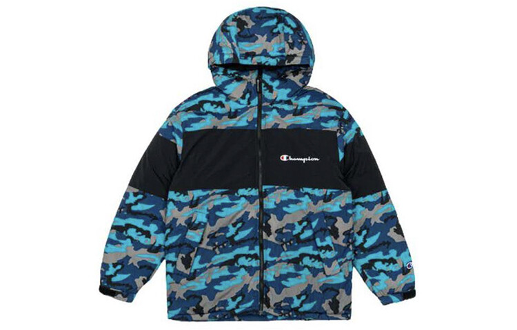 

Мужской пуховик Champion, цвет Bluecolor