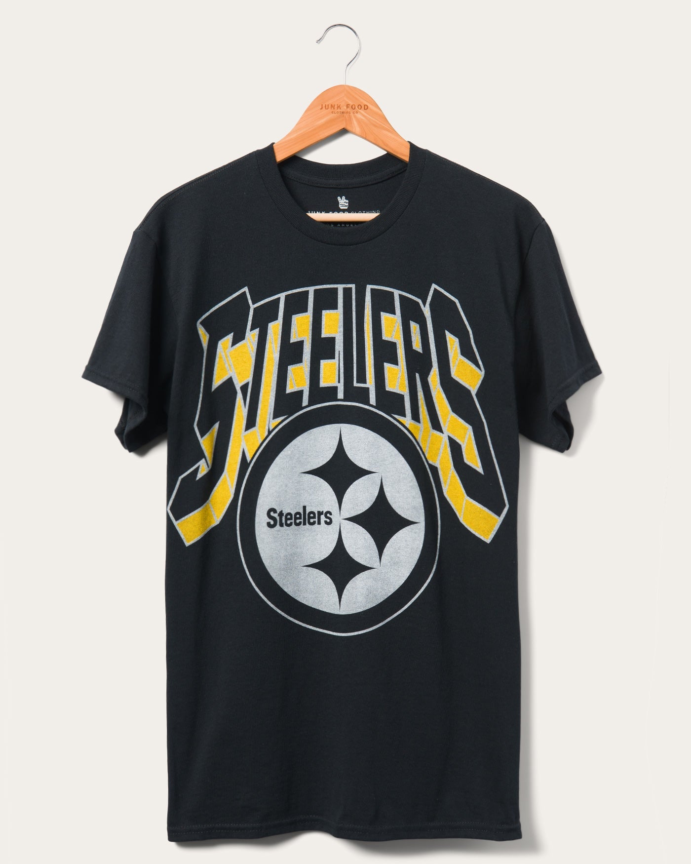 

Футболка фаната концерта Steelers Junk Food Clothing, черный