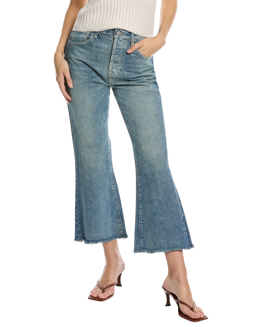 

7 For All Mankind Tea Party Easy Boyfriend Bootcut Джинсы, синий