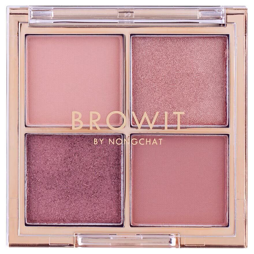 

Browit Палитра теней для век 4г. Розовое свечение, Pink Glow