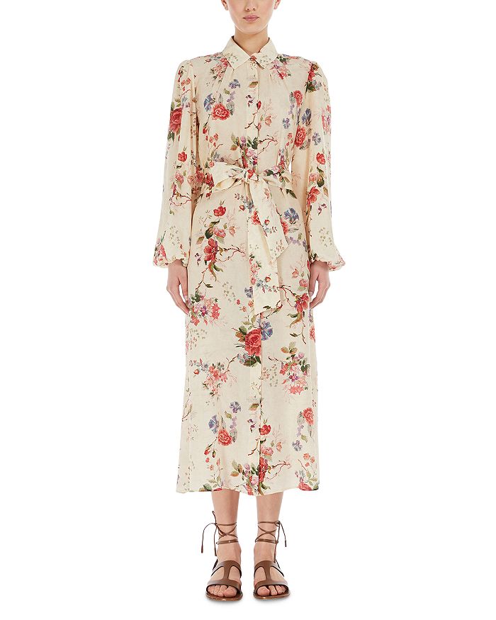 

Платье Wales из шелка Weekend Max Mara, слоновая кость/кремовый