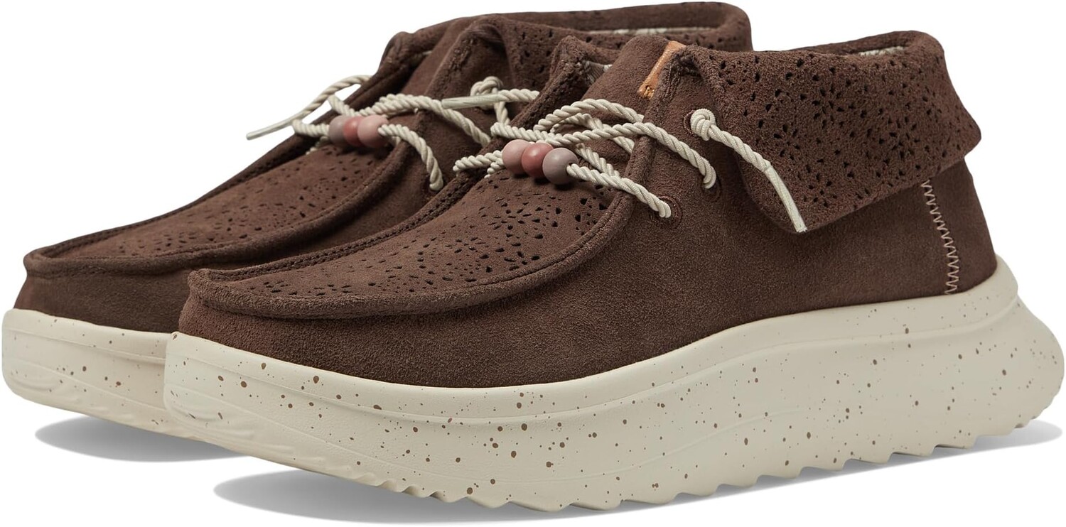 

Ботинки Hey Dude Wendy Peak Suede Fold Boot, цвет Cocoa
