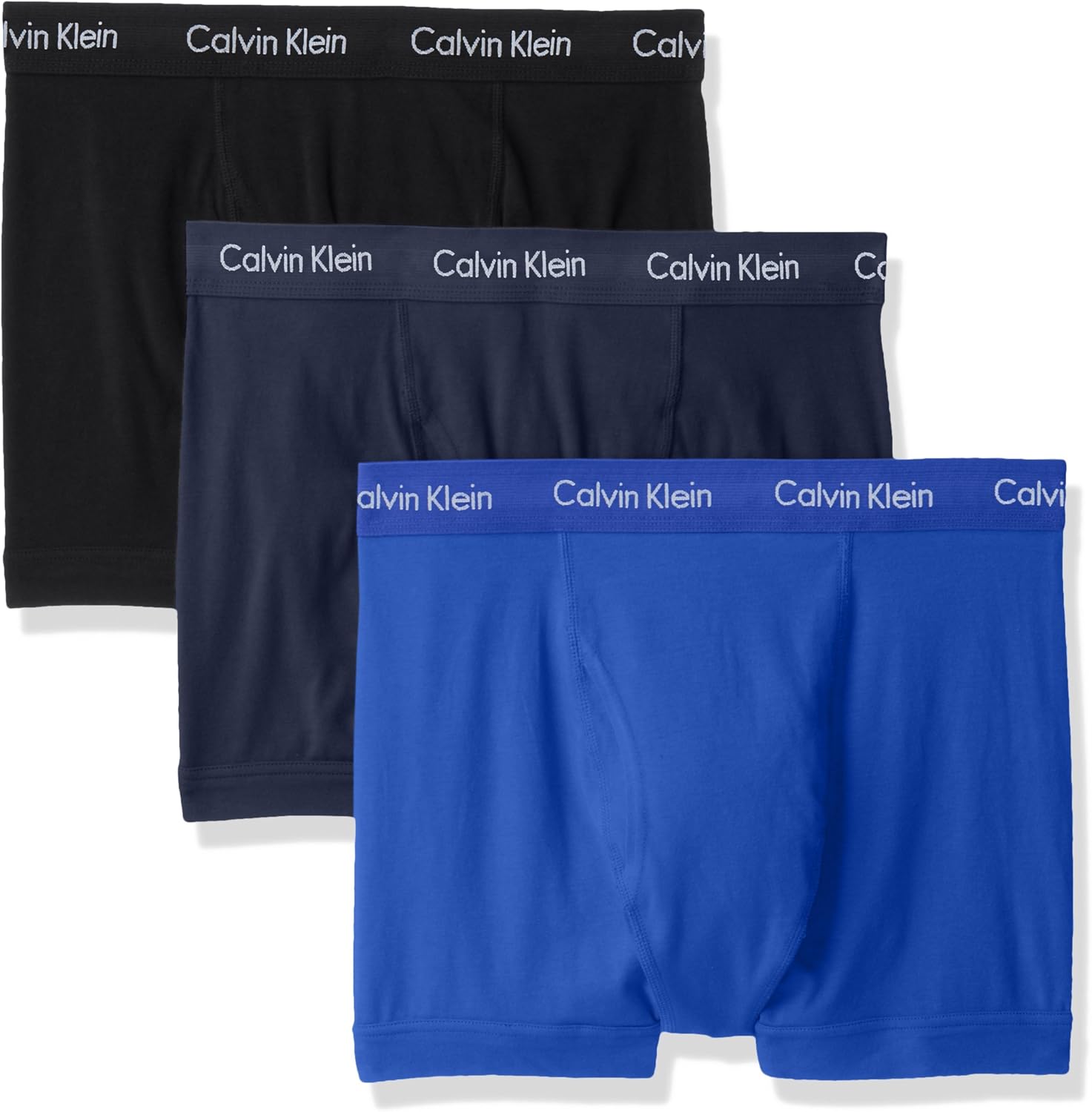 

Мужские хлопковые эластичные шорты Calvin Klein Multipack с низкой посадкой, Black/Blue Shadow/Cobalt Water Legacy