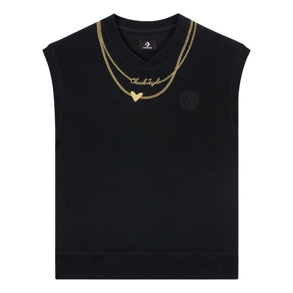 

Жилет radiating love vest 'black' Converse, черный